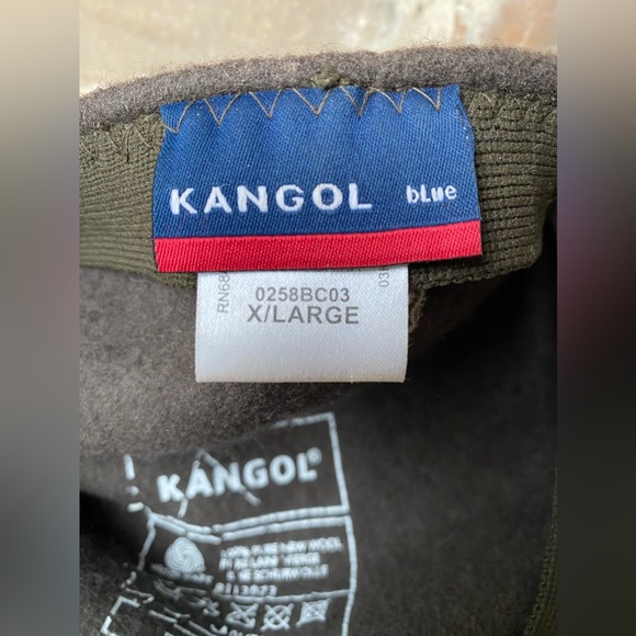 Kangol 504 brown wool driving flat cap Y2K Size XL - Picture 7 of 14